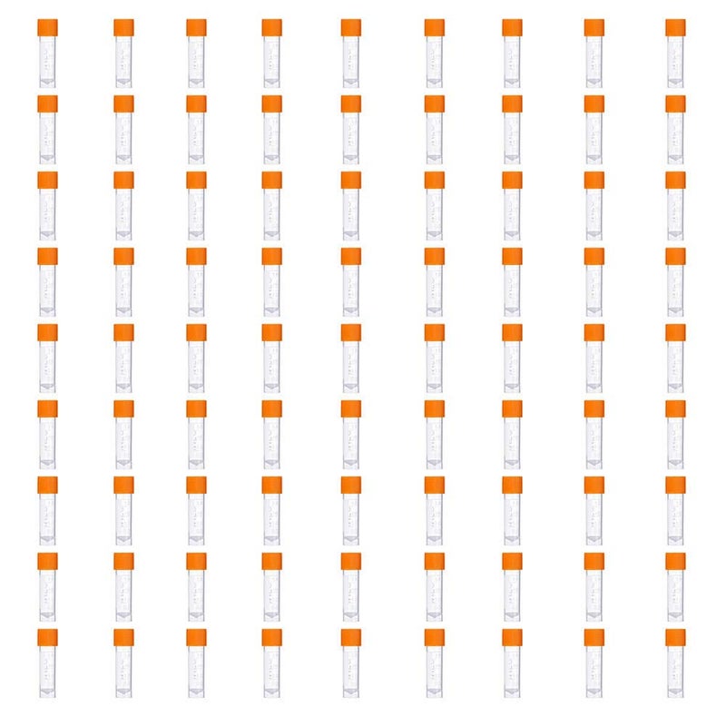 IXGNIJ 81PCS Cryo Tubes 2ml, Plastic Small vials with Screw caps Sample Tubes,PP Material ，with Silica Gel Gasket，Free from DNase, RNase, Human DNA - Image 5